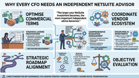 Why Every CFO Needs an Independent NetSuite Advisor