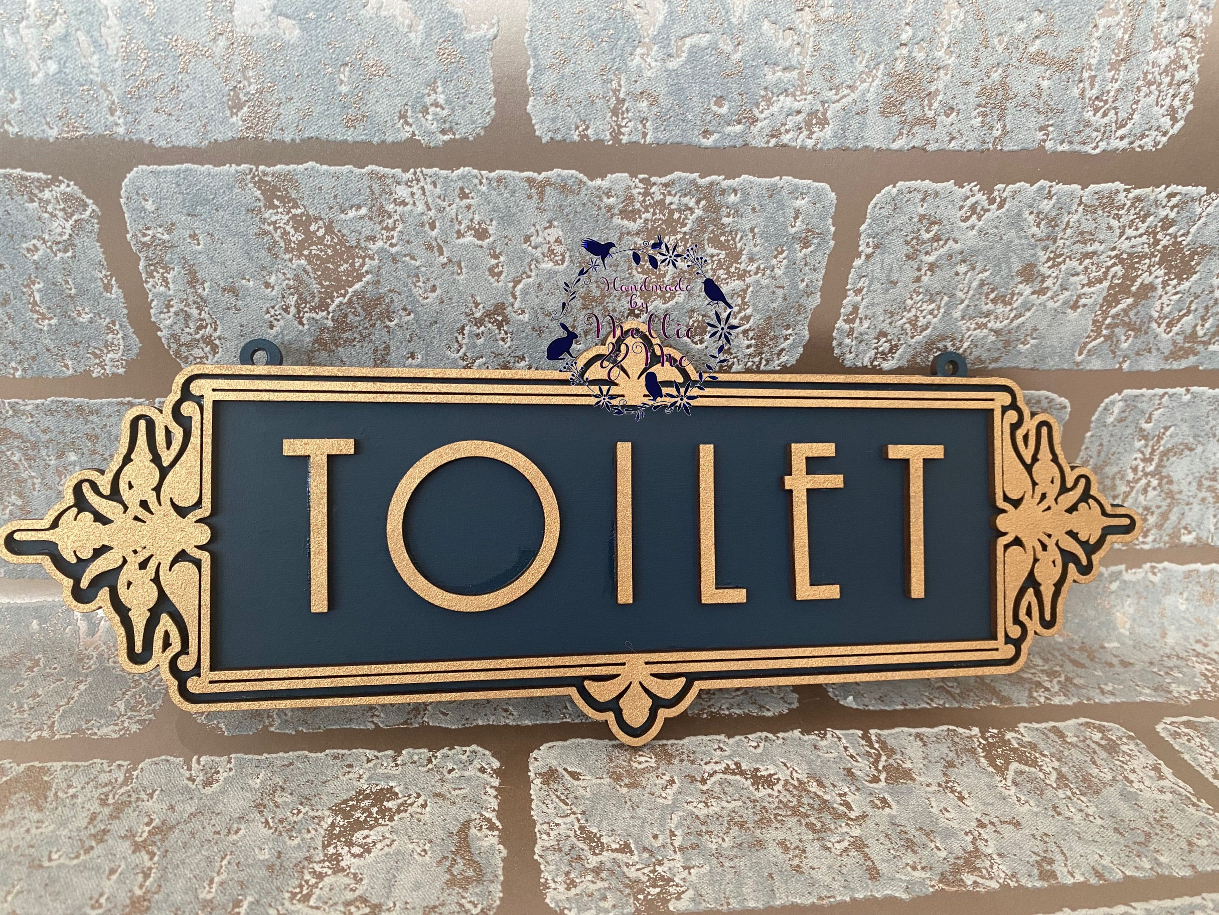 Toilet sign
