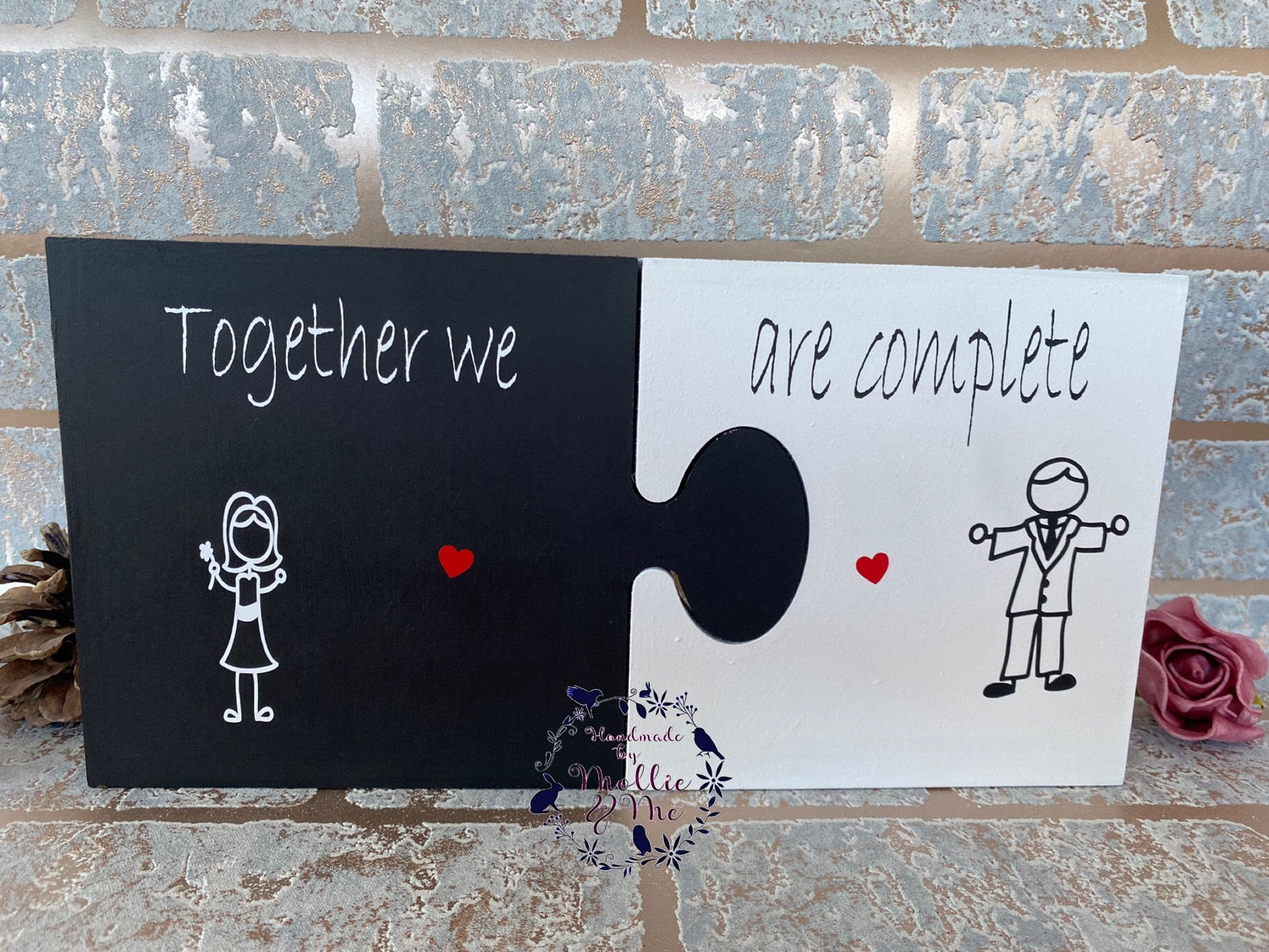 Together we are complete jigsaws