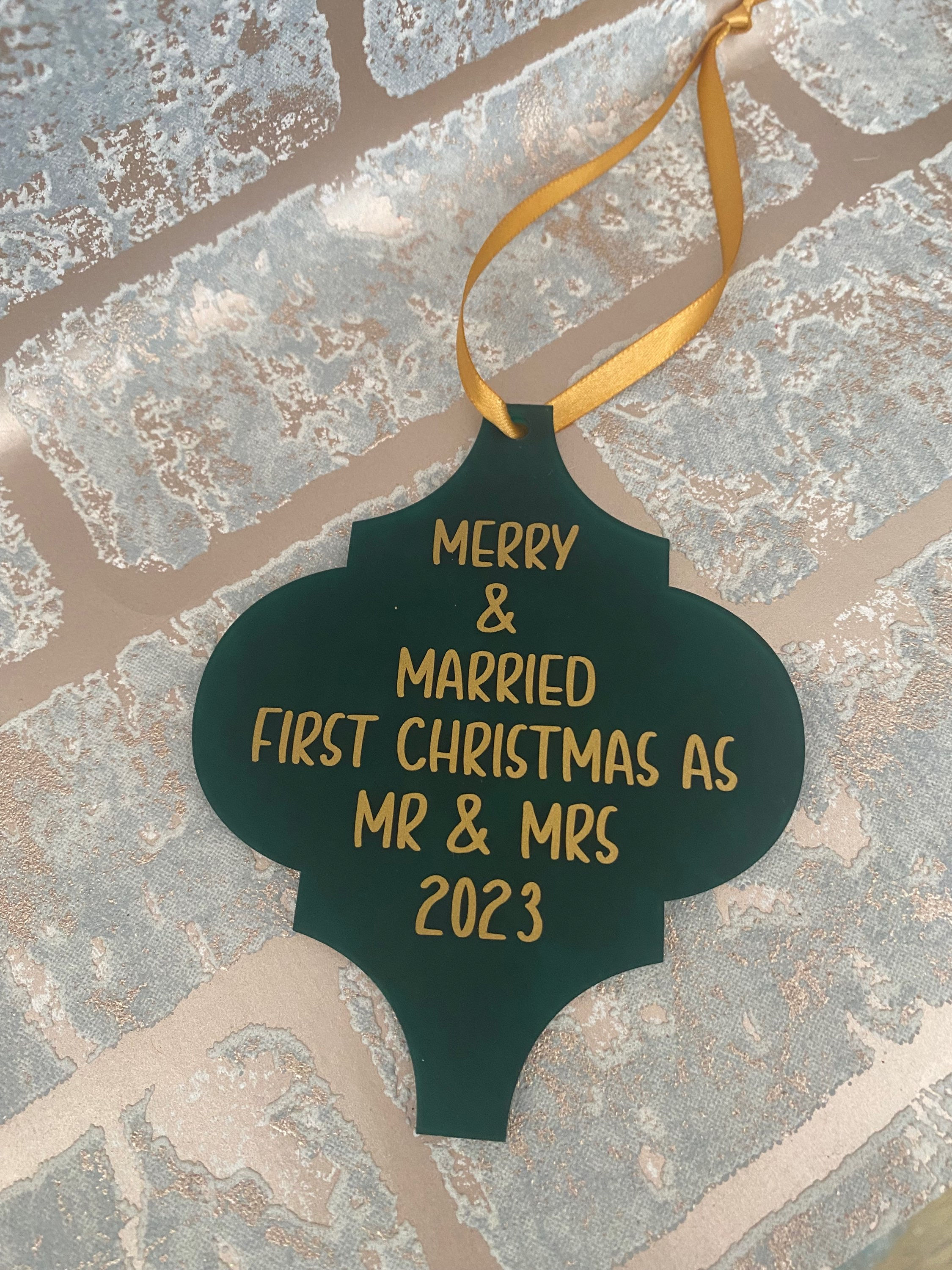 Merry and Married first Christmas 2025