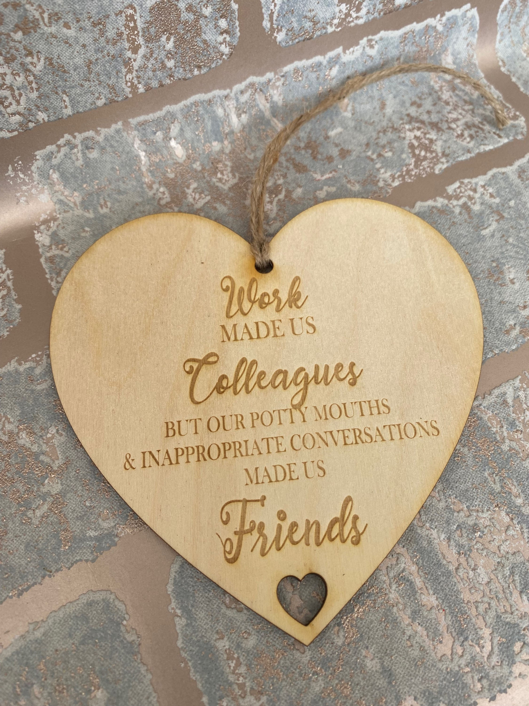 Work made us colleagues 