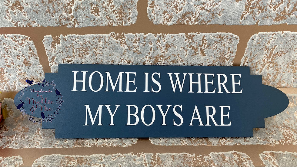 Thumbnail: Home is where my boys/girls are
