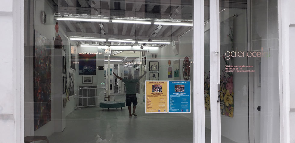 La galerie et son galeriste.