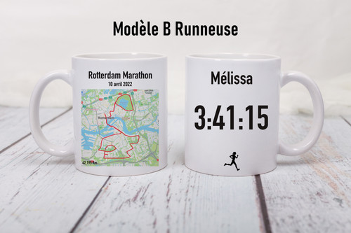 Mug Personnalisé J'peux Pas J'ai Marathon - Mug Céramique