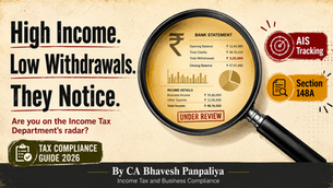 High Income, Low Withdrawals - Why the Income Tax Department Is Watching You