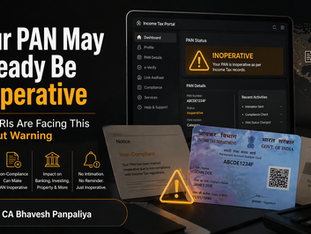 NRI PAN Inoperative Issue: Why Your PAN May Be Blocked and How to Fix It🗂️