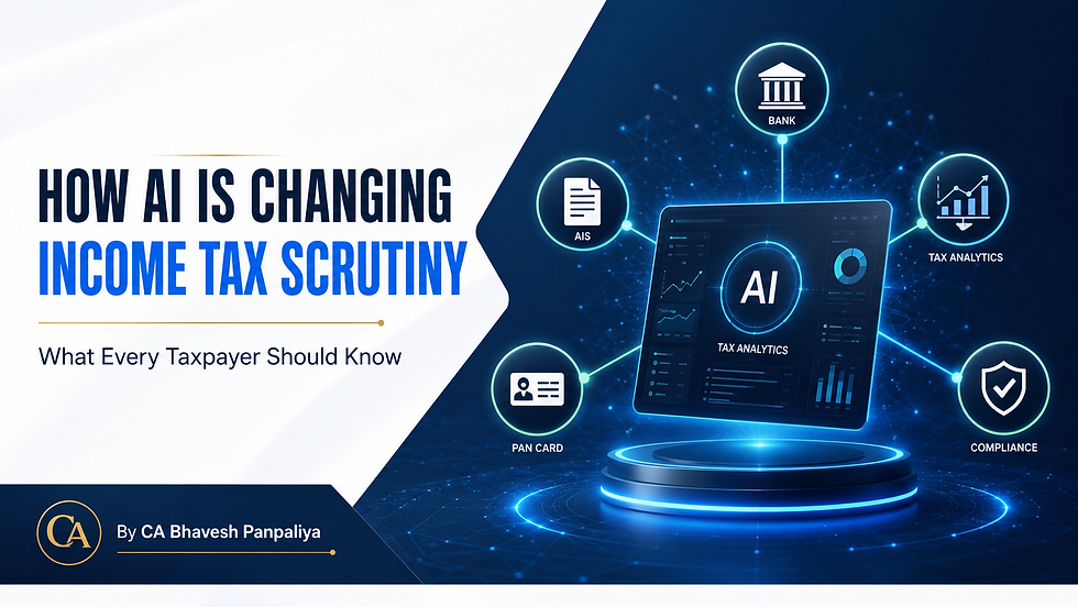 How AI Is Changing Income Tax Scrutiny in India (And Why Every Taxpayer Should Care)