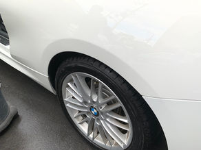 BMW リアフェンダー鈑金修理