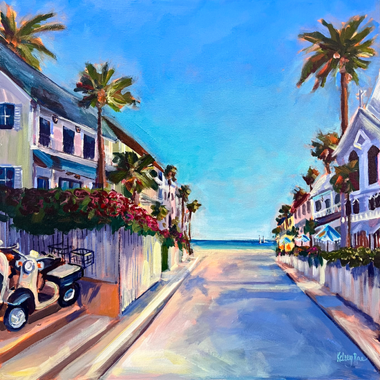 Duval Street - Acrylic on 20" x 20" canvas