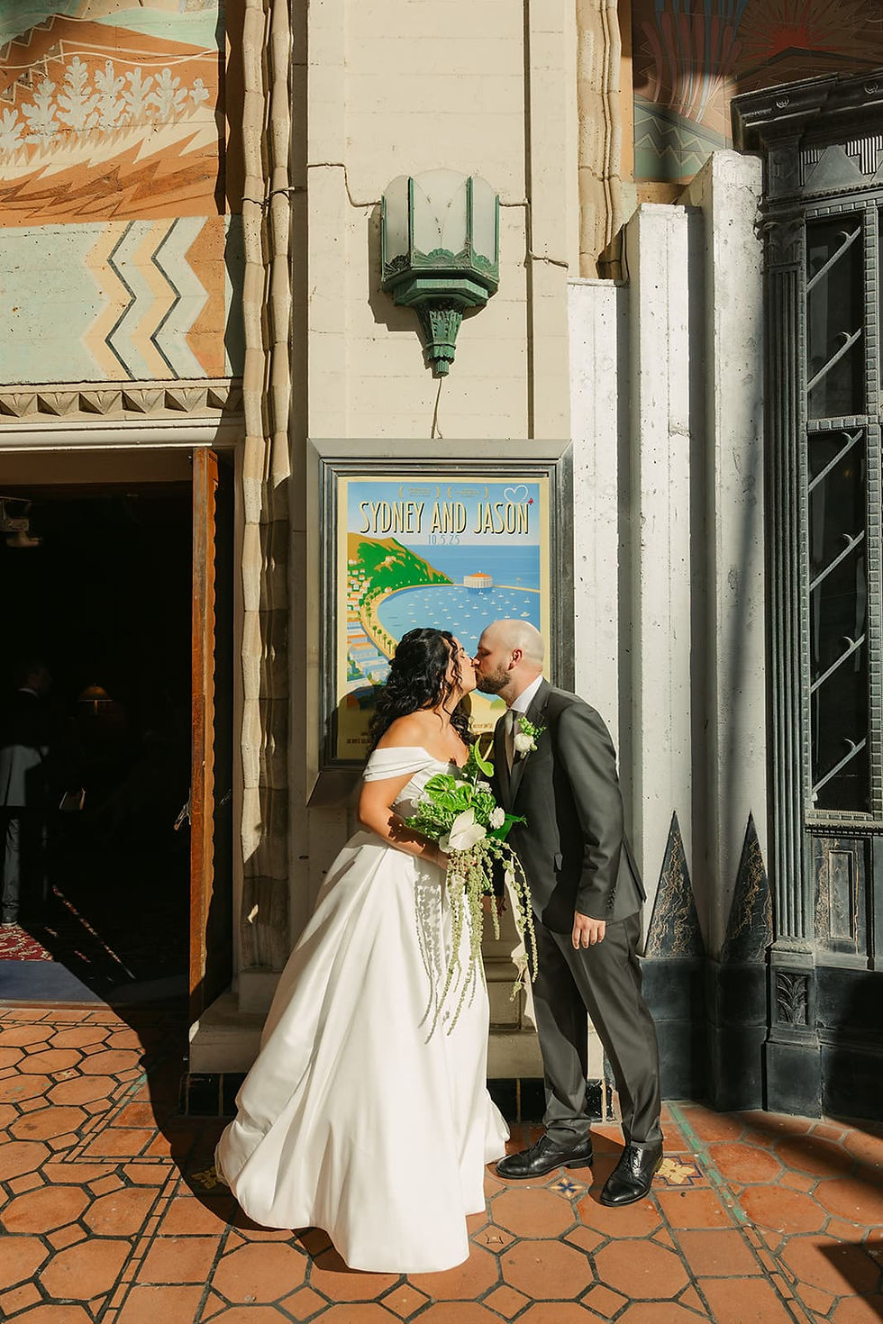 A Catalina Island Casino Wedding: Sydney & Jason