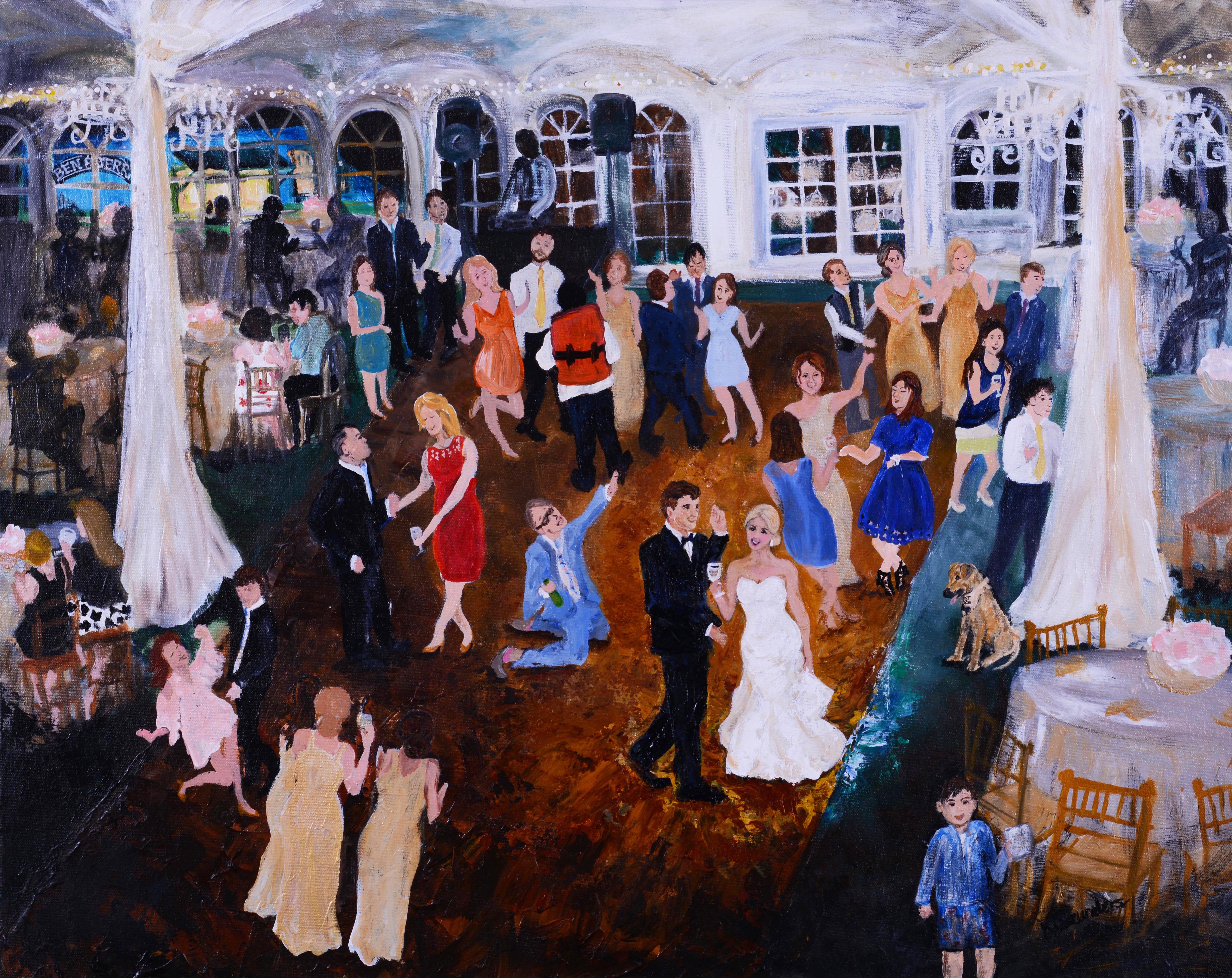 Stone Manor Wedding Painting