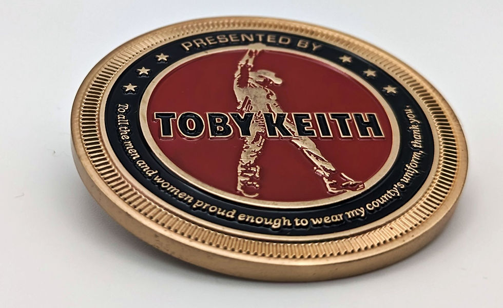 Toby Keith’s Tribute Challenge Coin