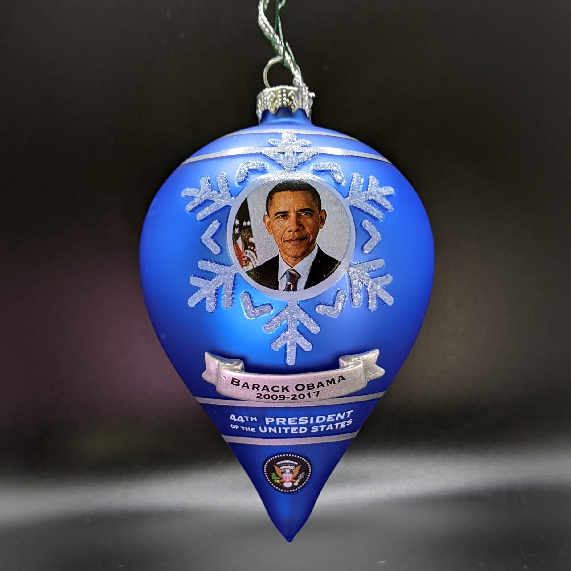 Barack Obama Holiday Ornament