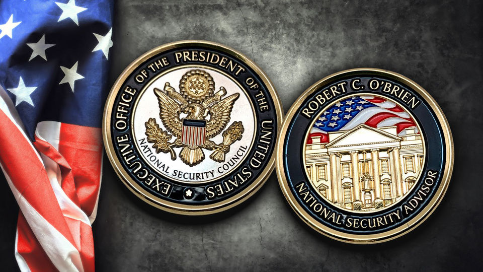 Robert O’Brien’s  Executive Office Of the President Challenge Coin