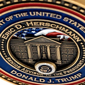 E.O.P. Senior Advisor to President Trump Challenge Coin - Eric Herschman