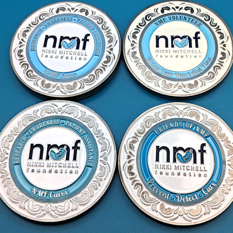Nikki Mitchell Foundation Challenge Coins