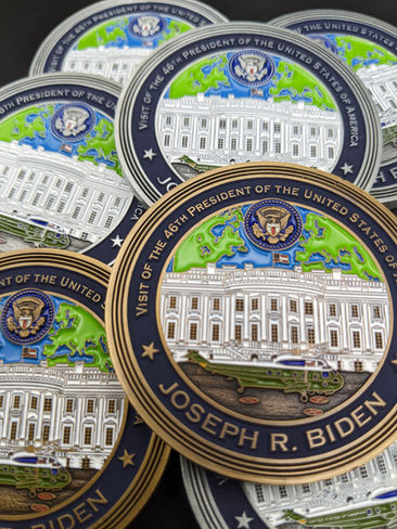 president biden travel challenge president biden travel challenge coin designcoin