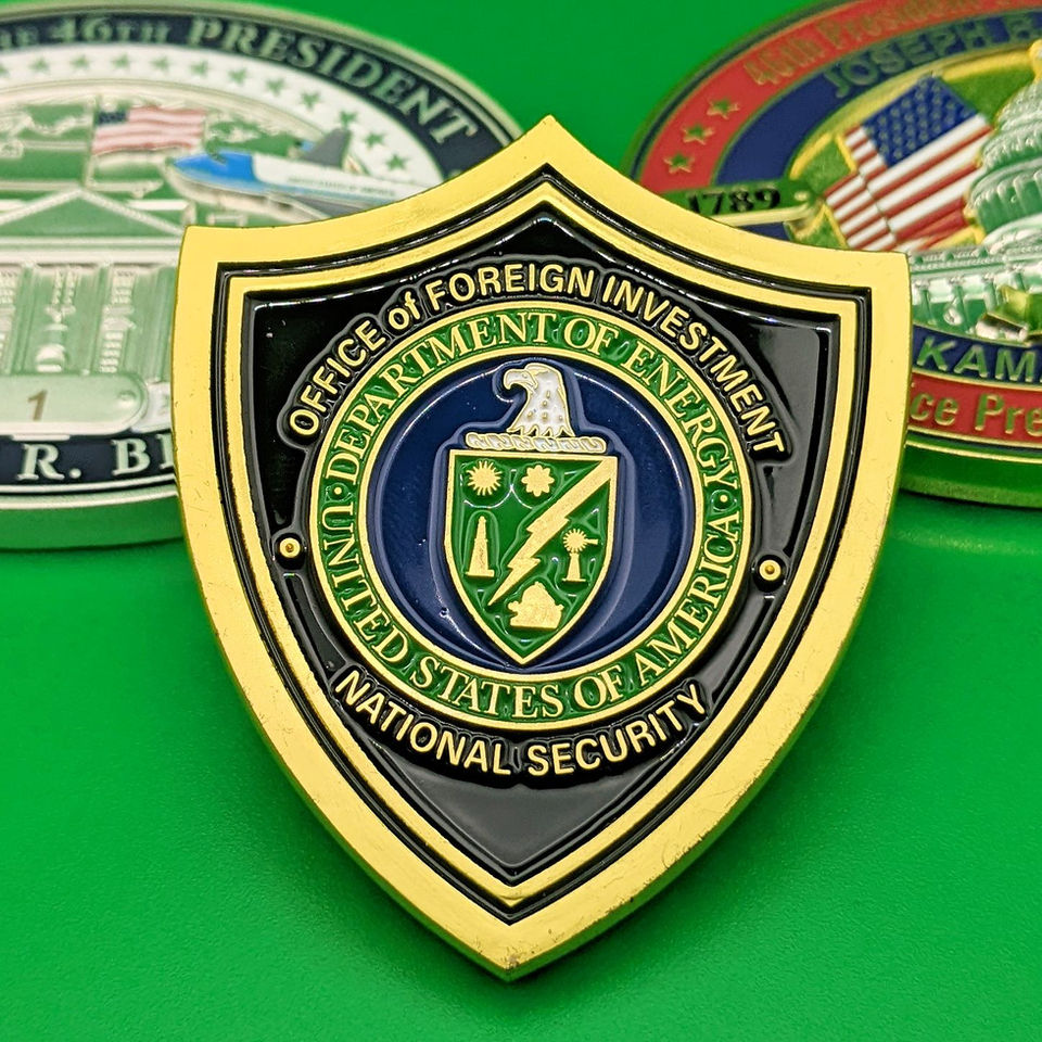 DOE Department of Energy Challenge Coin