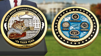White House Communications Agency (WHCA) 18A Tiger Team Challenge Coin Design