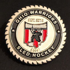 Ohio Warriors Sled Hockey Military Challenge Coin