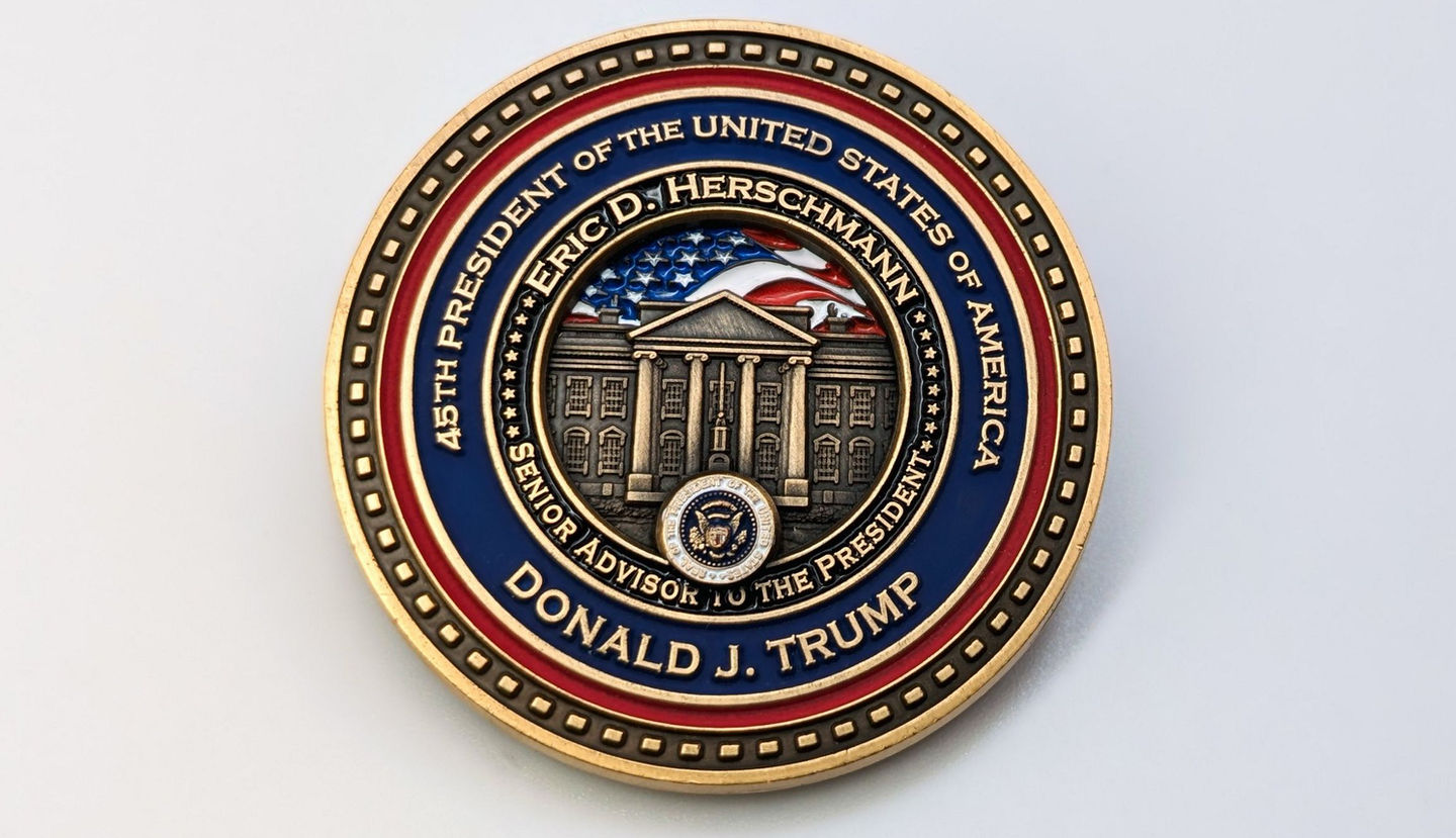 E.O.P. Senior Advisor to President Trump Challenge Coin - Eric Herschman