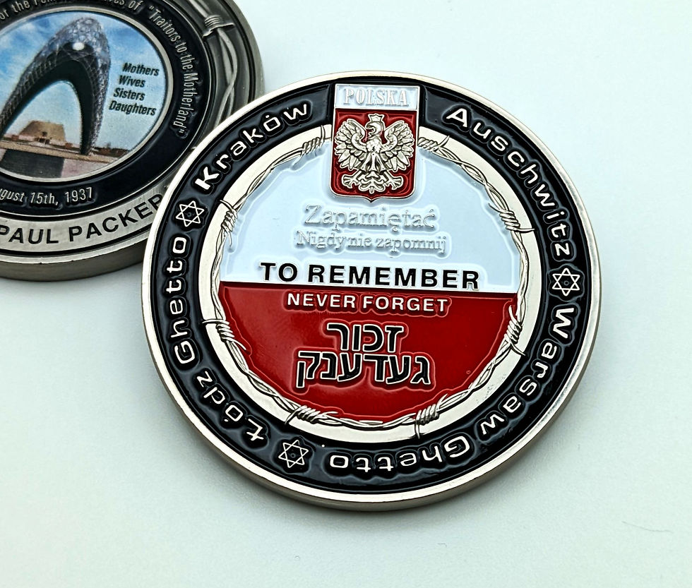 Ghettos Challenge Coin - Preservation of America's Heritage