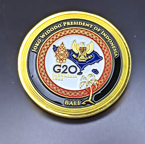 2022 G20 Summit Bali Indonesia Challenge Coin