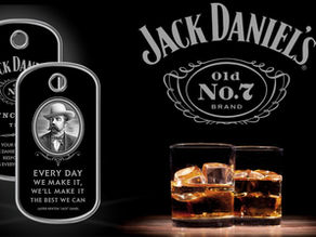 Jack Daniels Moto Dog Tag Challenge Coin