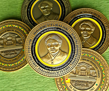 Harriet Tubman DuSable Museum African American History Challenge Coin