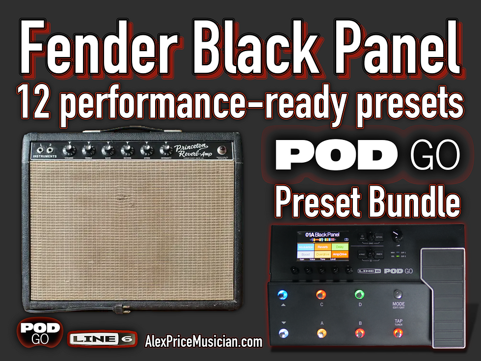 PodGo - Fender Black Panel Presets