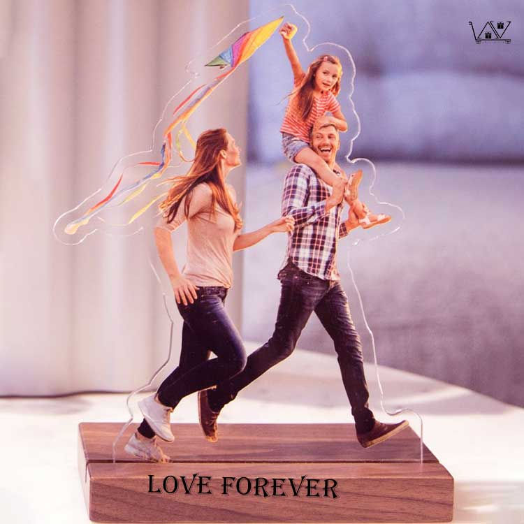 Thumbnail: uv-cured acrylic display, customized acrylic memorial plaque, unique acrylic home decor, acrylic print with engraved base