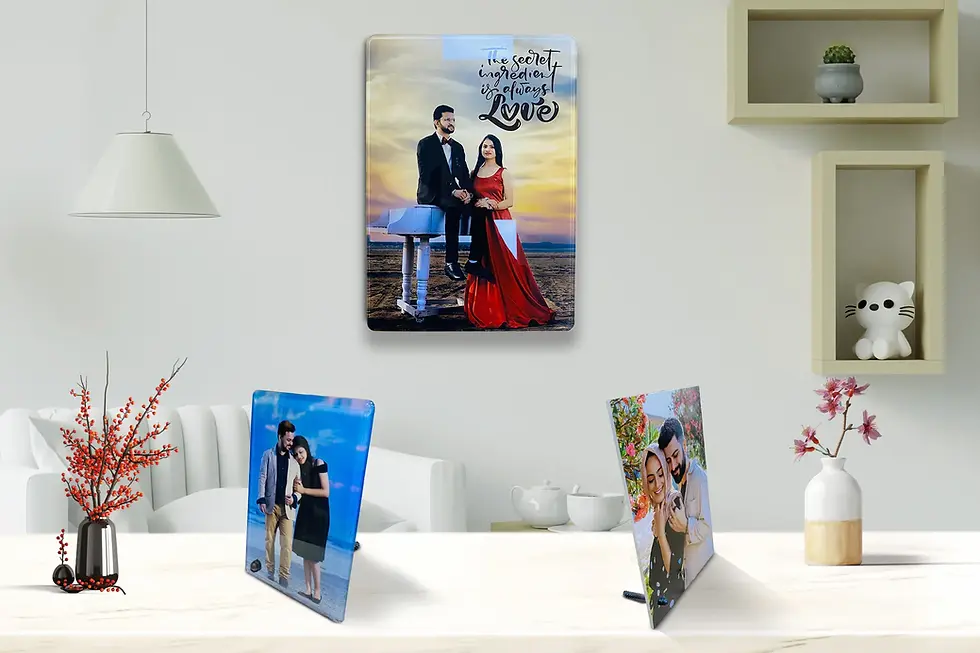 Personalized acrylic picture prints, Acrylic photo block printing, Handcrafted acrylic wall decor, gifts for wedding
