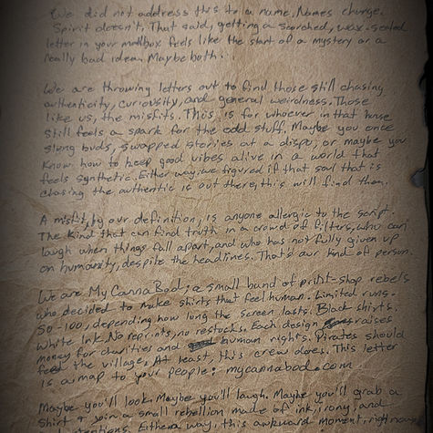 Letters in the Mail? Yep. We Did That.