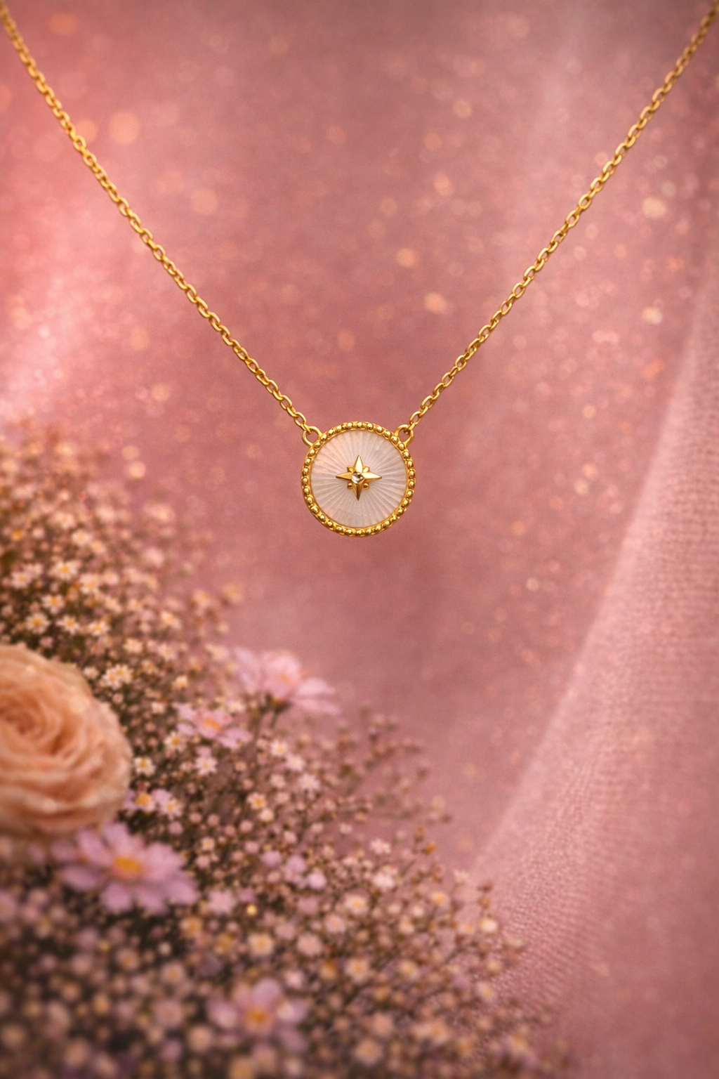 Collar Plata 925 Brillo Oro "Esencia del Alma"