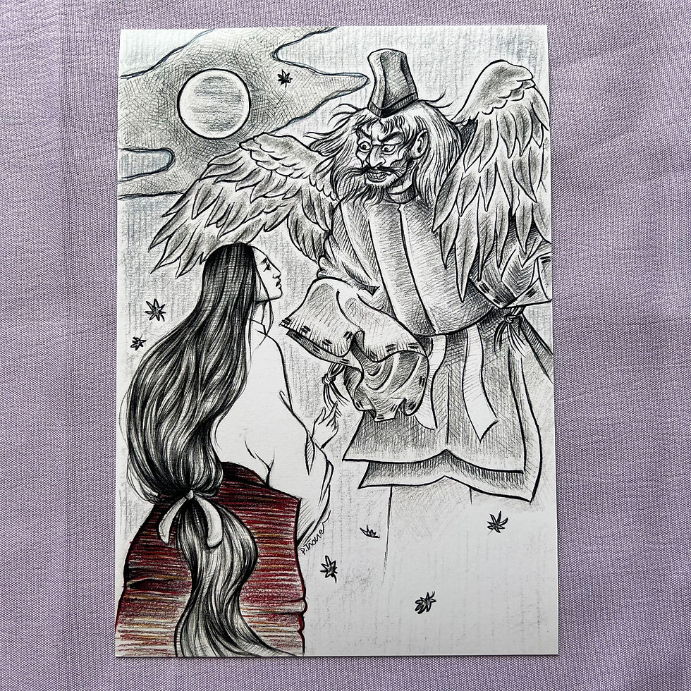 iga no tsubone, yoshitoshi tsukioka, giclee print, tloczuss