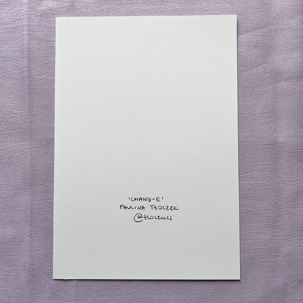 chang-e, yoshitoshi tsukioka, original giclee print, tloczuss