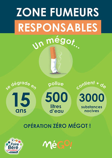 Affiche Zéro Mégots