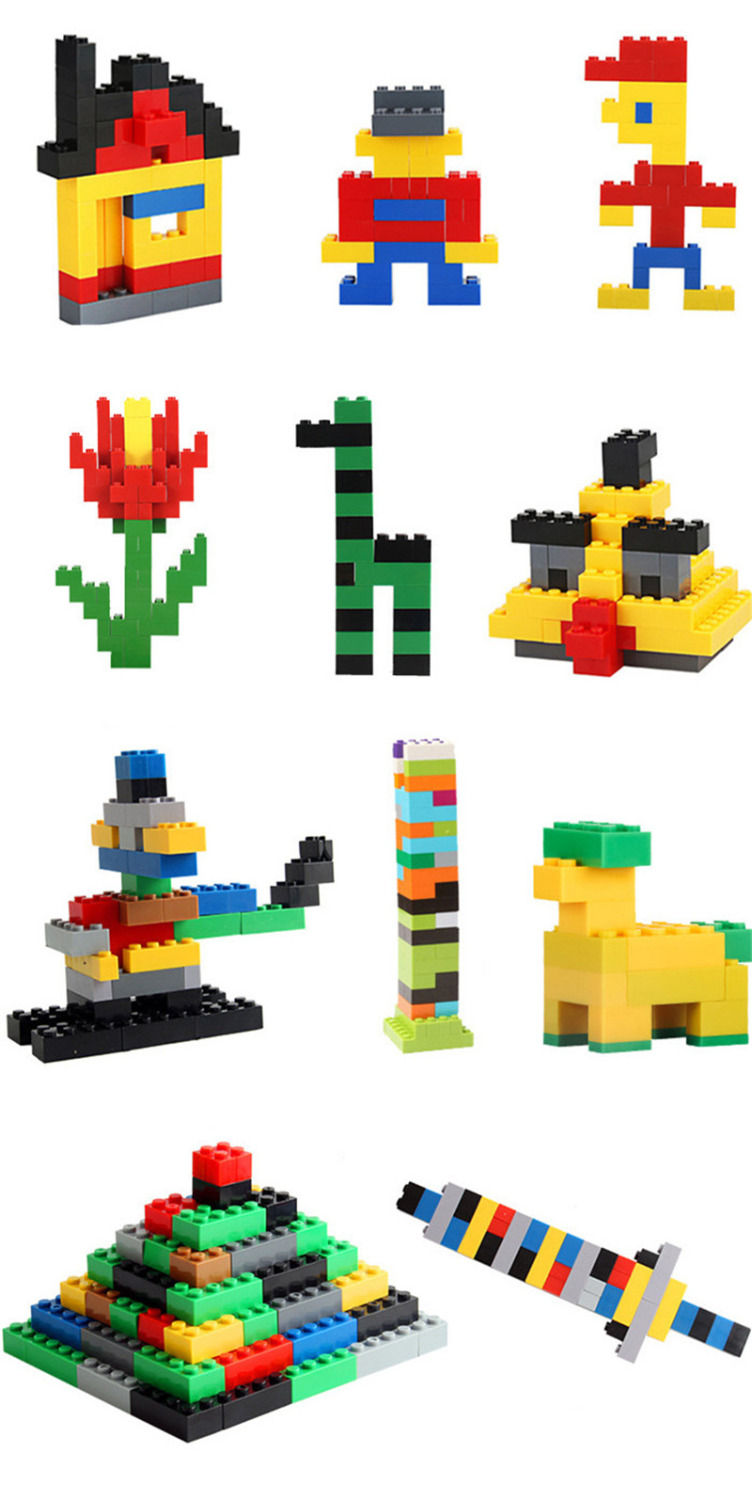 Thumbnail: Random DIY Creative Building Blocks Bulk Set Urban Classic Building Blocks Assem