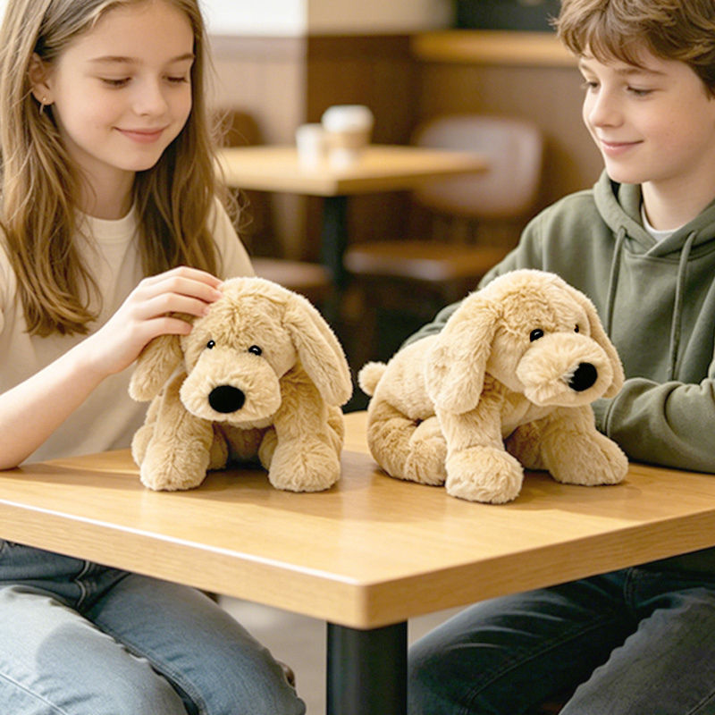Thumbnail: New 35/75cm Simulation Labrador Dog Plush toy Creative Realistic Animal Puppy Do