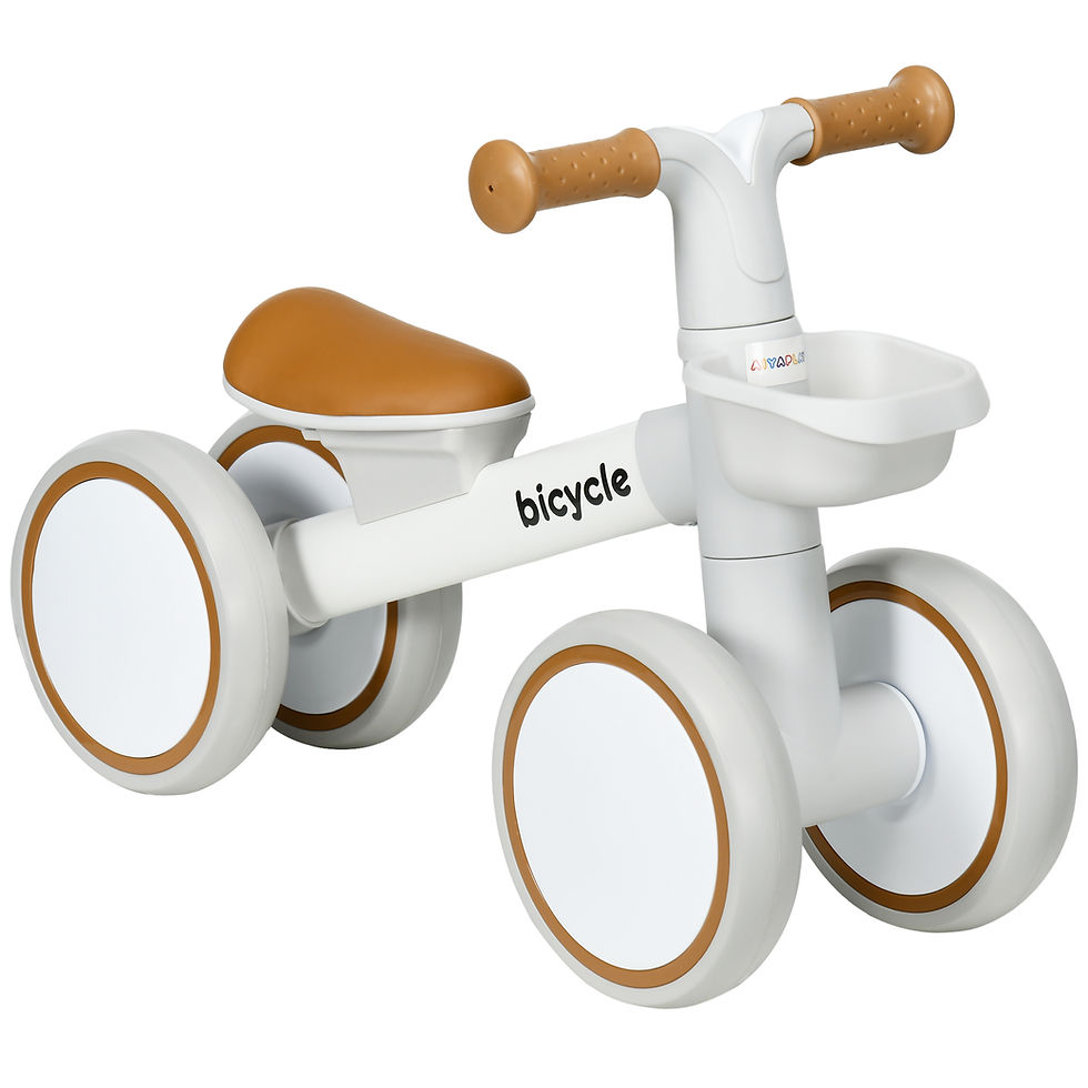 Thumbnail: AIYAPLAY Kids Balance Bike for 1-3 Years Old with Adjustable Seat