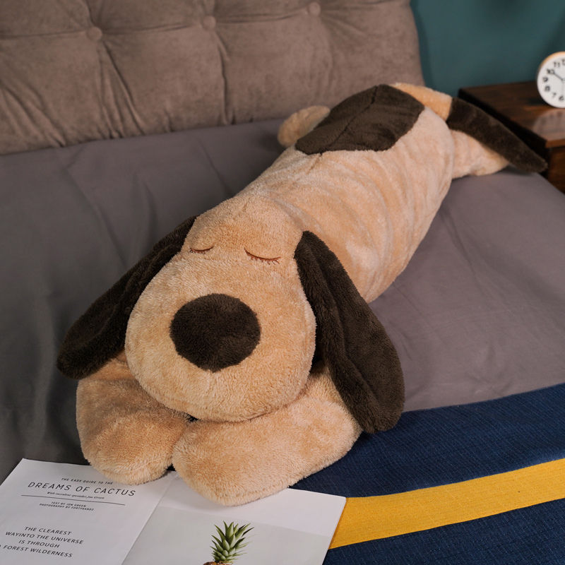 Thumbnail: Giant Soft Dog Plush Toys Long Pillow High Quality Stuffed Animal Baby Appease D