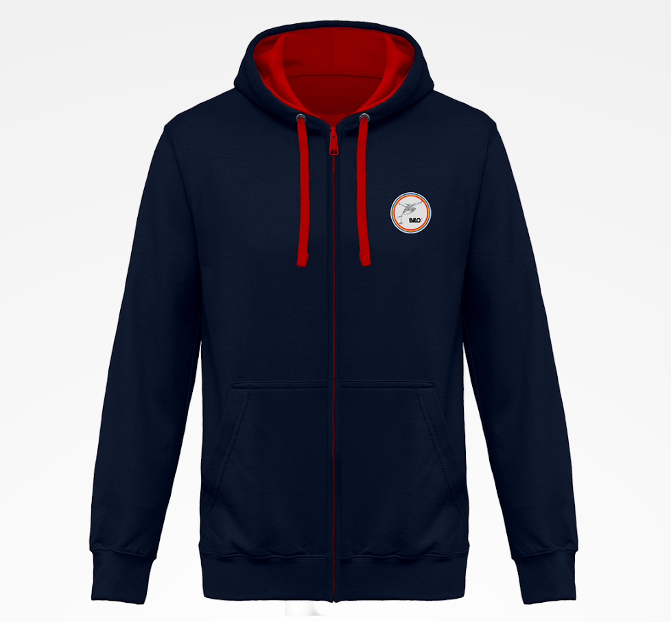 Miniature : Sweat-shirt zippé BILO BICOLOR