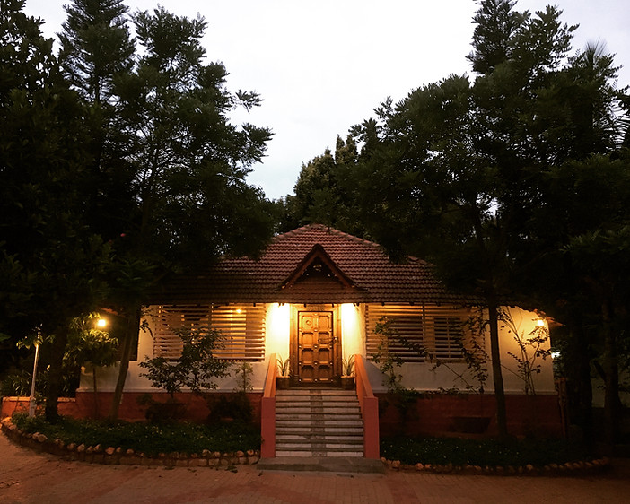 Bride & Groom Bungalow at the Peacock Grove outdoor Wedding Venue in Bangalore
