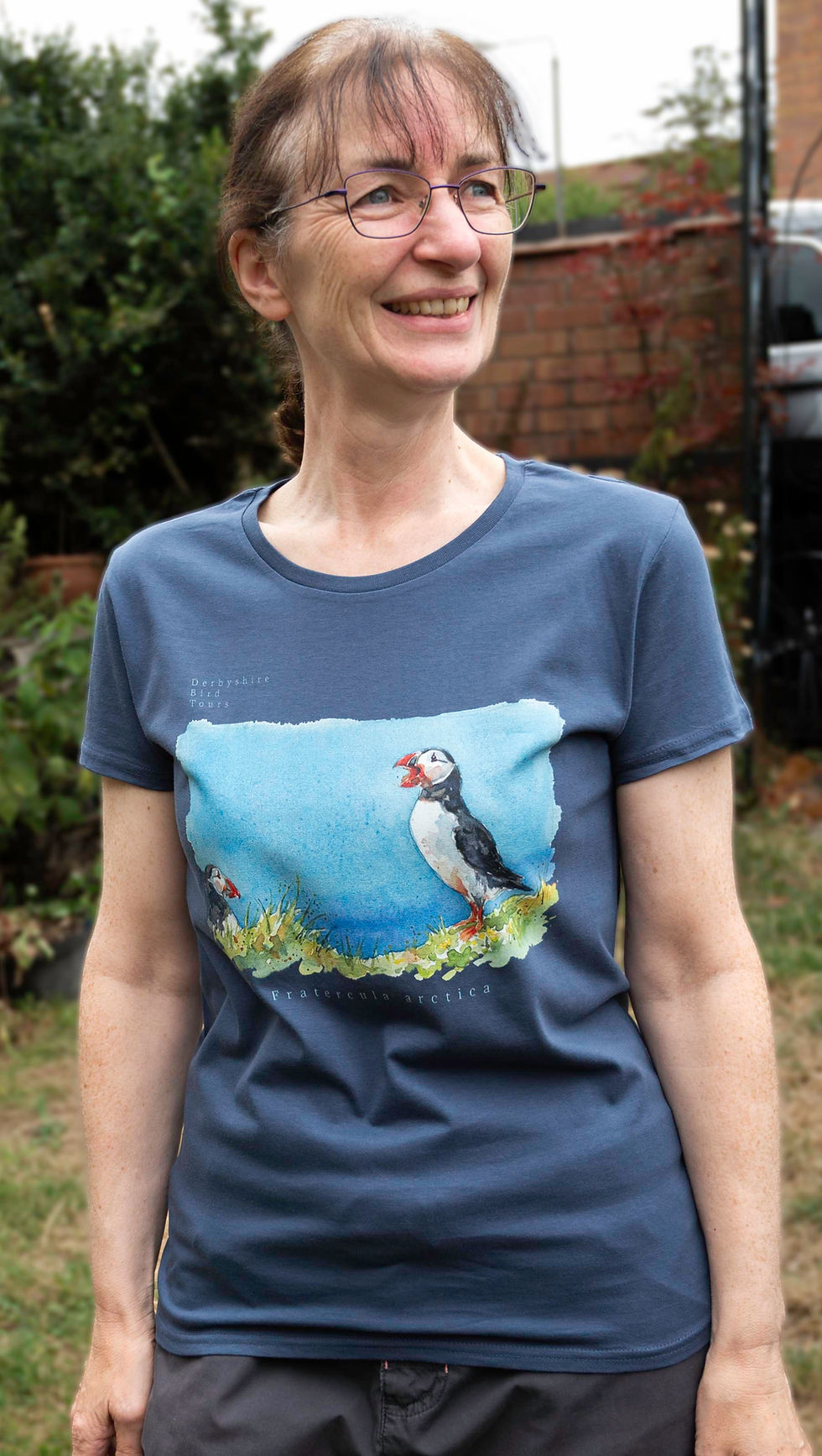Thumbnail: Women's Standing Puffin T-Shirt