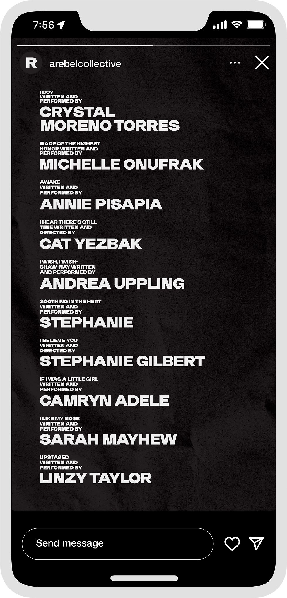 I'm Sorry Monologues Branding