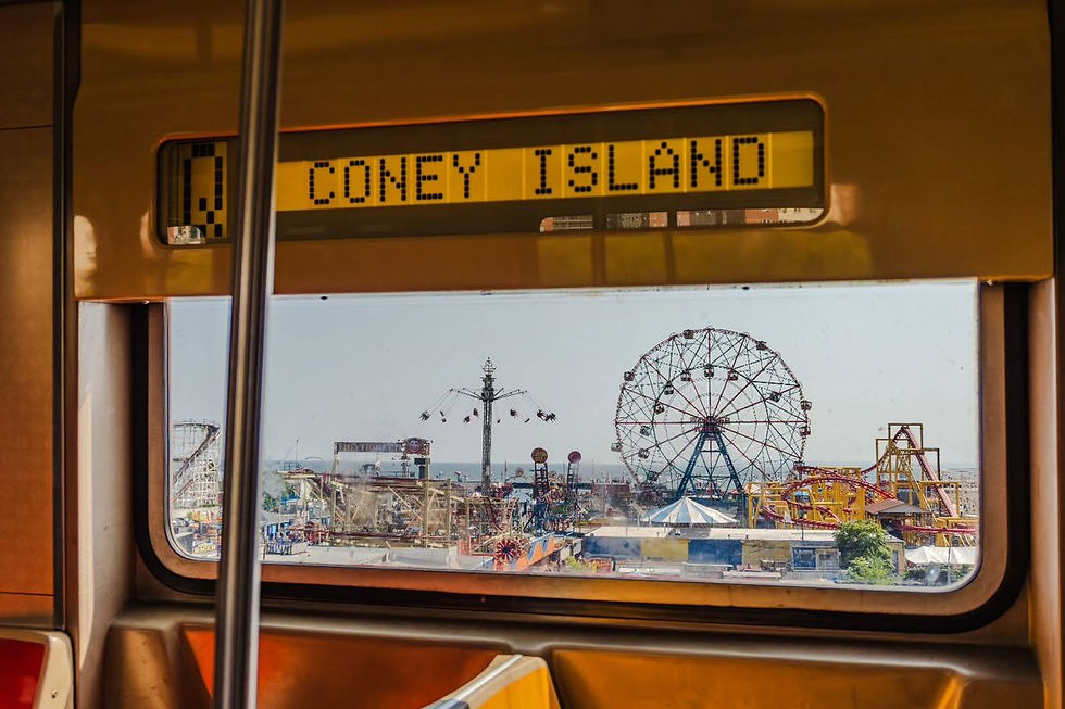 Mary Rides the F Train
