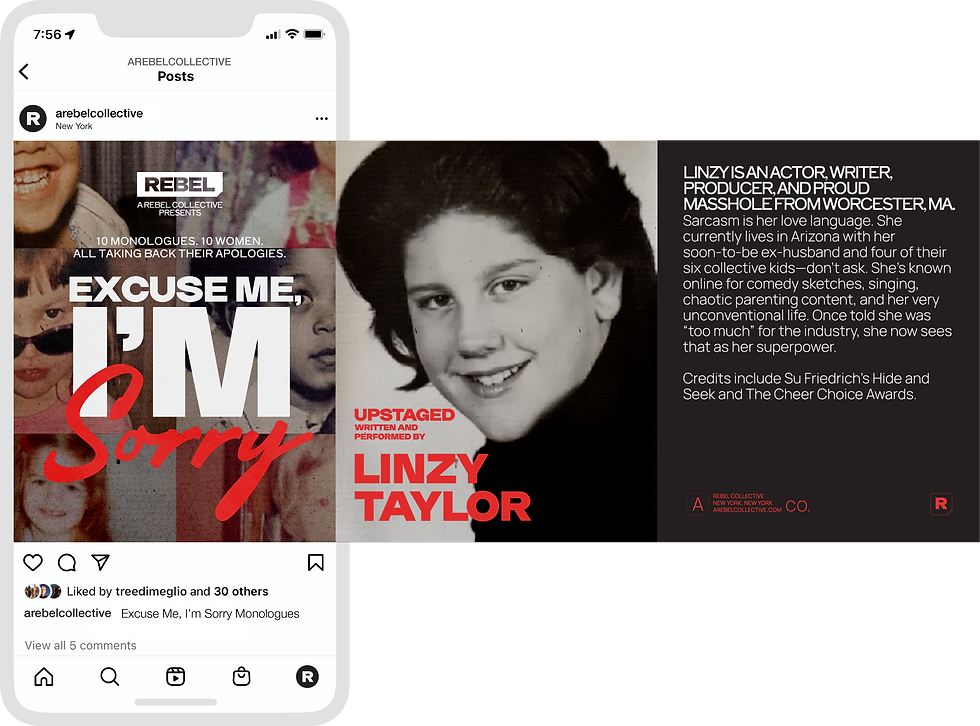 I'm Sorry Monologues Branding