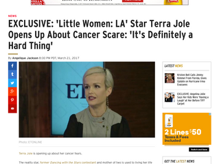 ETonline EXCLUSIVE: 'Little Women: LA' Star Terra Jolé Opens Up About Cancer Scare: 'It&