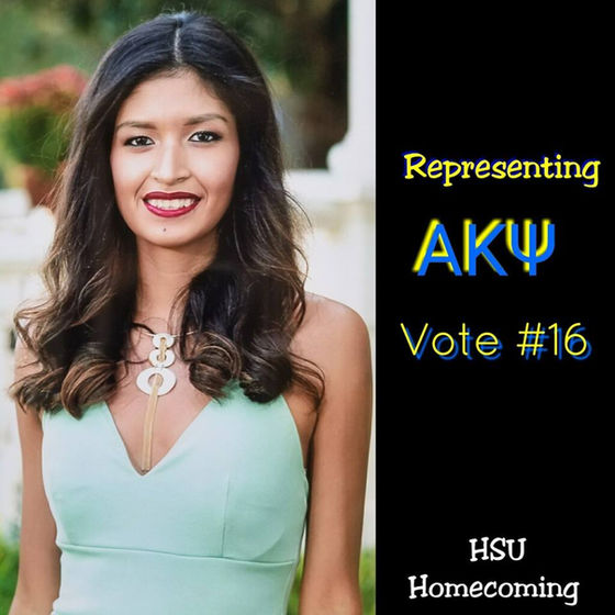 2017 HSU Homecoming Alpha Kappa Psi Candidate