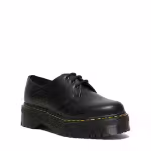 נעלי ד״ר מרטינס יוניסקס Dr. Martens 1461 Quad 3 Eye Shoe Polished Smooth Black